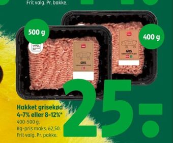 Coop 365 Coop hakket grisekød tilbud