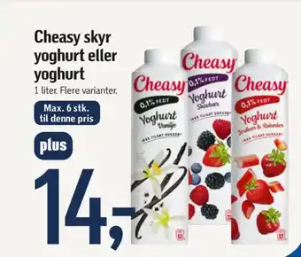 Føtex Cheasy yoghurt vanilje tilbud