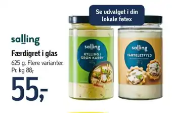 Føtex Salling kylling i grøn karry tilbud