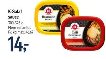 Føtex K-salat sauce flydende tilbud
