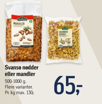 Føtex Svansø mandler tilbud