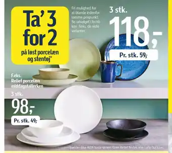 Føtex Ukendt tallerken tilbud