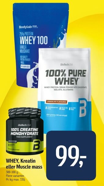 Føtex Bodylab kosttilskud tilbud
