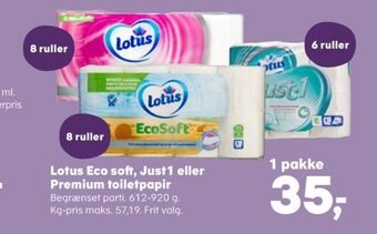 Kvickly Ecosoft toiletpapir tilbud