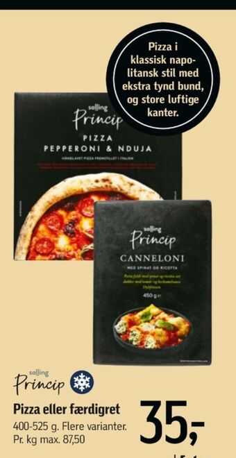 Føtex Salling princip pizzabunde tilbud