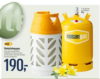Føtex Kosan gasflaske tilbud