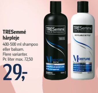 Føtex Tresemmé shampoo tilbud
