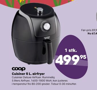 Kvickly Coop airfryer tilbud
