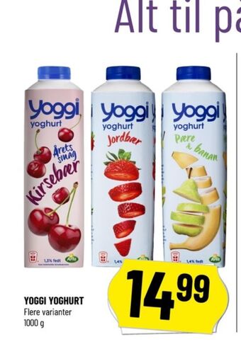 Yoggi yoghurt kirsebær