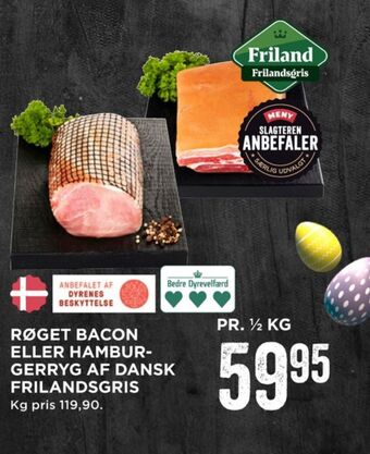 MENY Friland frilandsgris bacon tilbud