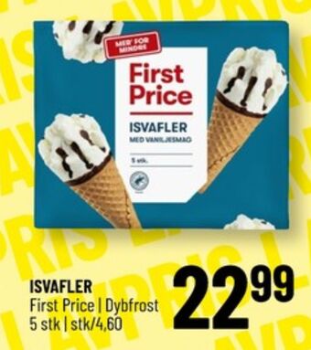 First price isvafler