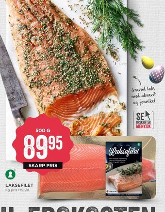 MENY Ukendt laksefilet tilbud