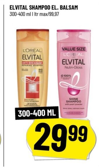 Løvbjerg Elvital shampoo tilbud