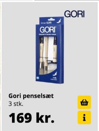 10-4 Byggecenter Gori penselsæt tilbud