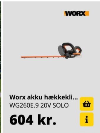 Worx professional hækkeklipper