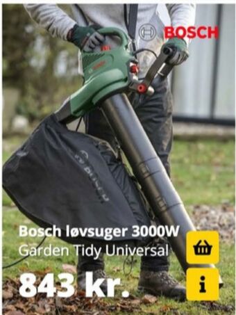 10-4 Byggecenter Bosch løvsuger tilbud