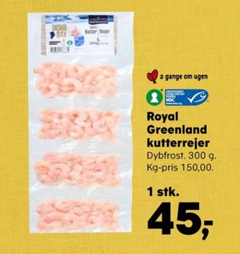 SuperBrugsen Royal greenland rejer tilbud