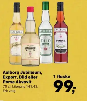 SuperBrugsen Jubilæums akvavit snaps tilbud