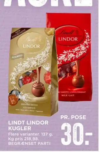 Lindor chokoladekugler assorted