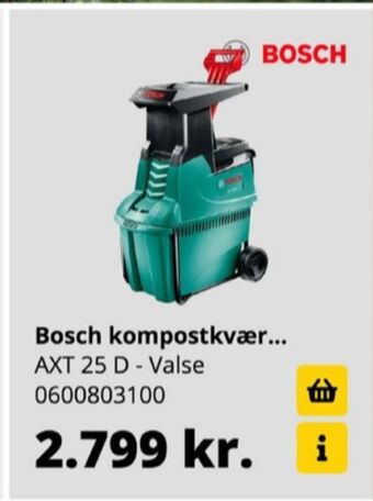 10-4 Byggecenter Bosch kompostkværn tilbud
