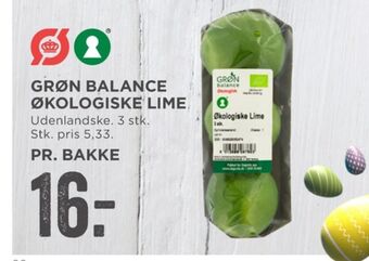 MENY Grøn balance lime tilbud