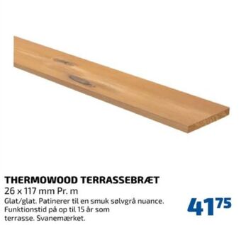 Davidsen Thermowood terrassebrædder tilbud