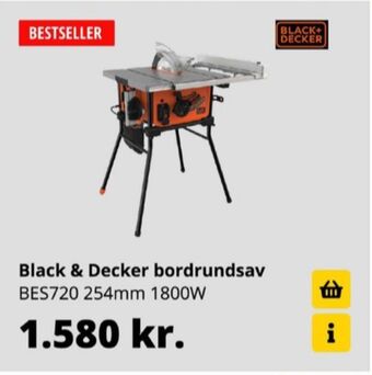 10-4 Byggecenter Black&decker bordrundsav tilbud