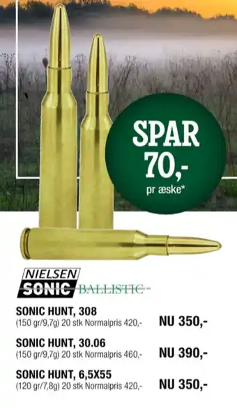 Nielsen sonic ballistic patroner