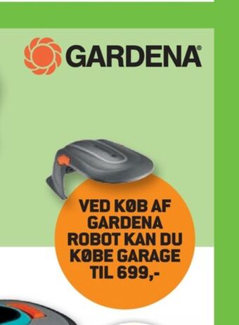 XL-BYG Gardena robotgarage tilbud