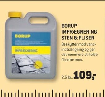 XL-BYG Borup fliseimprægnering tilbud