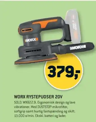 XL-BYG Worx professional rystepudser tilbud