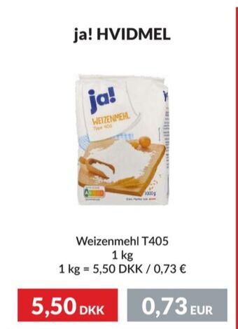 Nielsen's Discount Ja! hvedemel tilbud