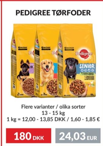 Nielsen's Discount Pedigree hundefoder tilbud