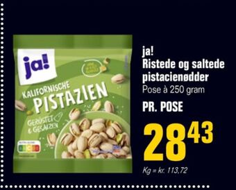Poetzsch Padborg Ja! pistacienødder tilbud