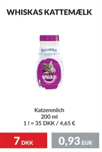 Nielsen's Discount Whiskas kattemælk tilbud