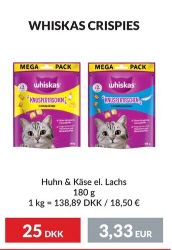 Nielsen's Discount Whiskas kattesnacks tilbud