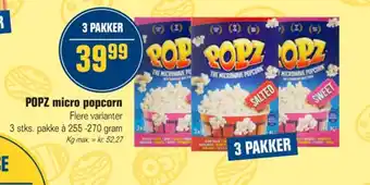 Otto Duborg Popz popcorn tilbud