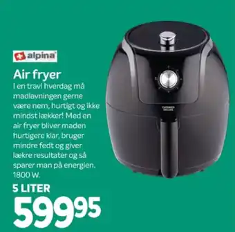 Din Isenkræmmer Alpina airfryer tilbud