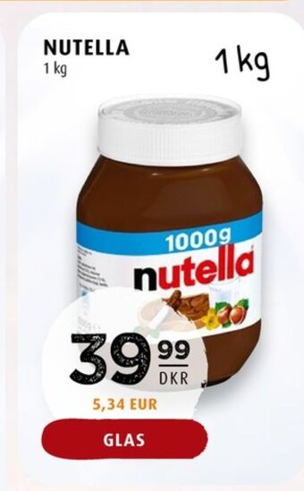 Scandinavian Park Nutella smørepålæg tilbud