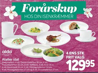 Din Isenkræmmer Aida tallerken tilbud