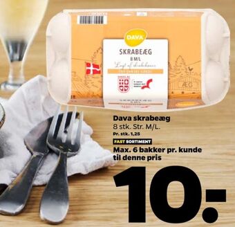 Netto Dava foods æg tilbud