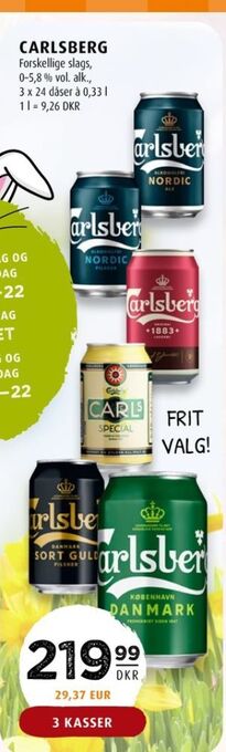 Scandinavian Park Pilsner øl tilbud