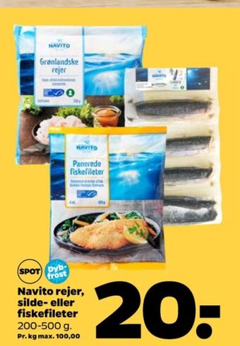 Netto Navito fiskefileter tilbud