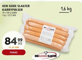 Scandinavian Park Den gode slagter pølser tilbud