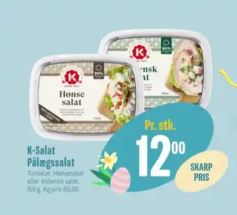 Min Købmand K-salat italiensk salat tilbud