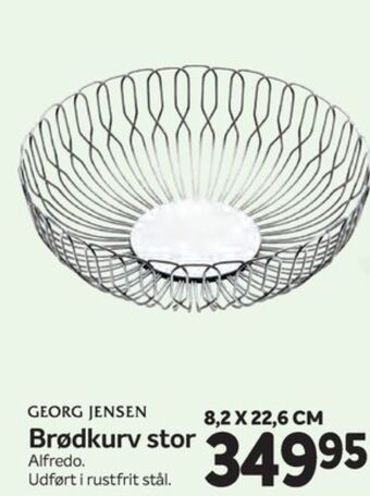 Din Isenkræmmer Georg jensen brødkurv tilbud