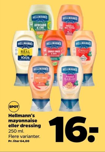 Netto Hellmanns mayonnaise tilbud