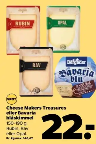 Netto Cheesemakers skæreost rav tilbud