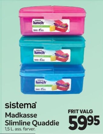 Din Isenkræmmer Sistema madkasse tilbud