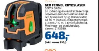 Geo Fennel Krydslaser